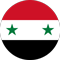 Syria Flag Round